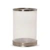 Silver Accent Jar Candle Holder