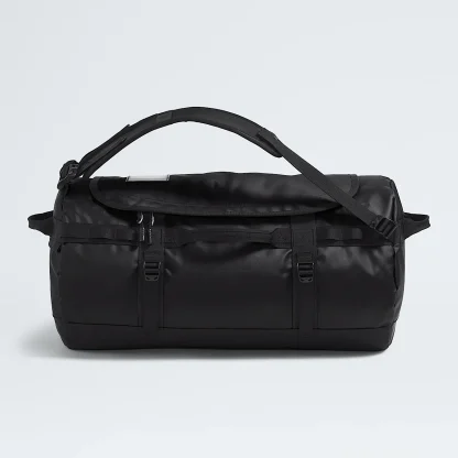 Small Travel Duffel Bag - Black and White