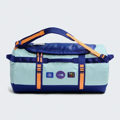Small Travel Duffel Bag - Black and White