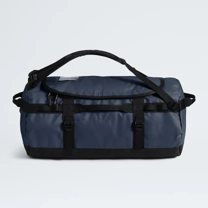 Small Travel Duffel Bag - Black and White