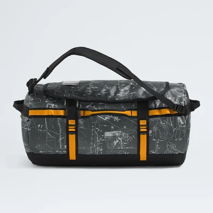 Small Travel Duffel Bag - Black and White