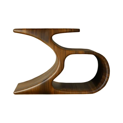 Sonatone Sculpted Solid Wood Record Player Stand With Storage