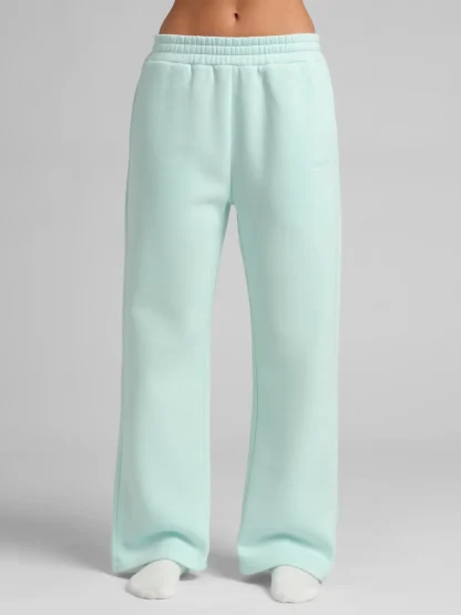 Straight-Leg Sweatpants - Black