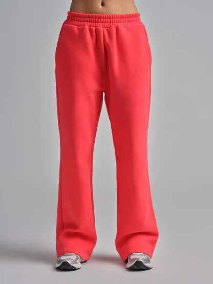 Straight-Leg Sweatpants - Black