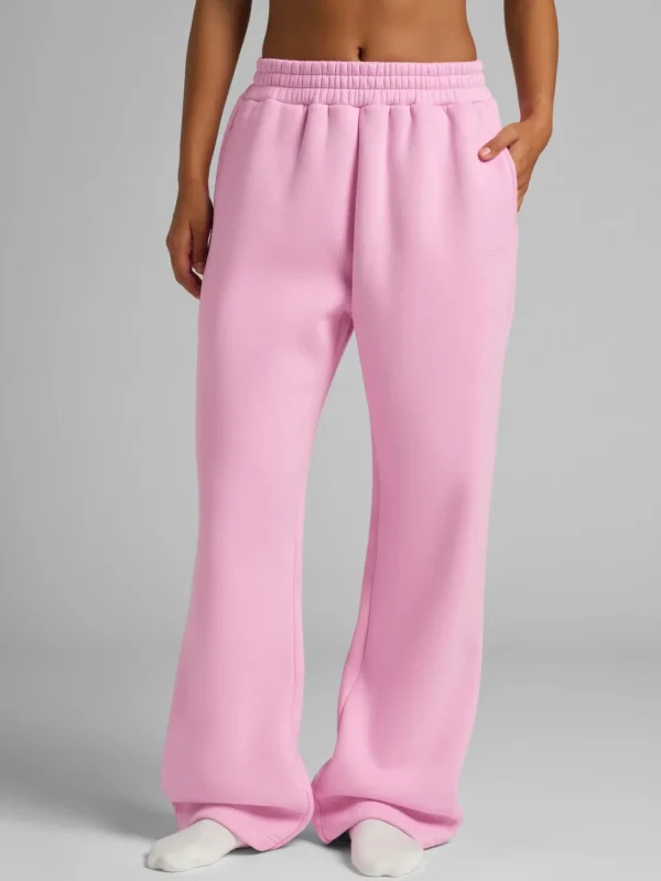 Straight-Leg Sweatpants - Black