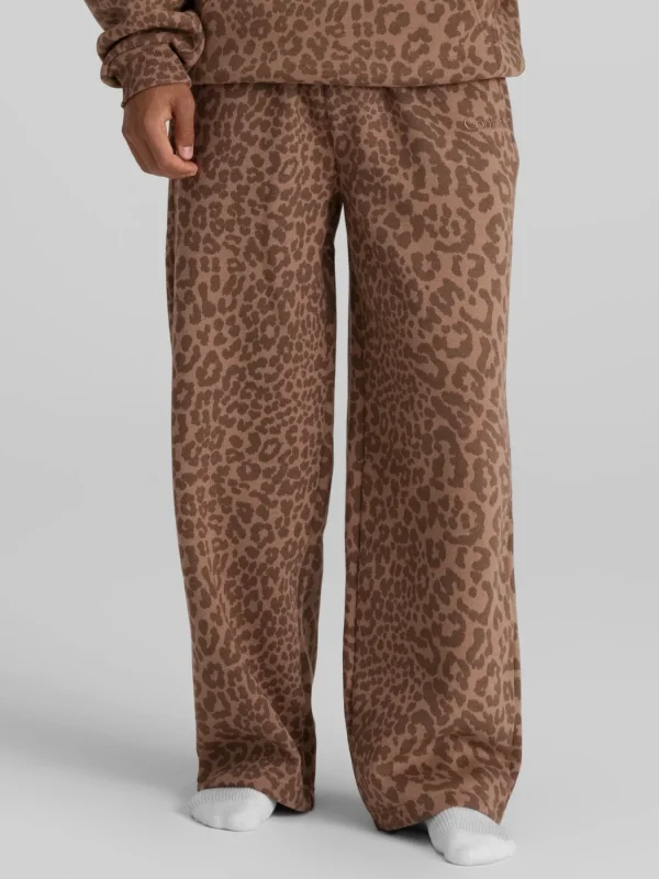 Straight-Leg Sweatpants - Black