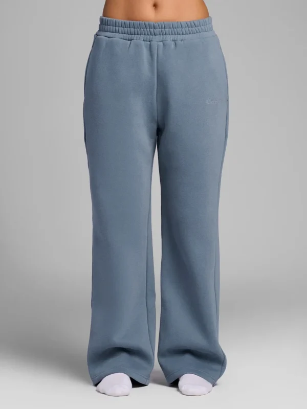 Straight-Leg Sweatpants - Black