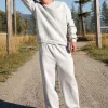 Straight-Leg Sweatpants - Snow Snake
