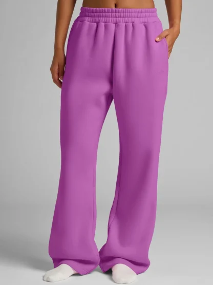 Straight-Leg Sweatpants - Wild Berry