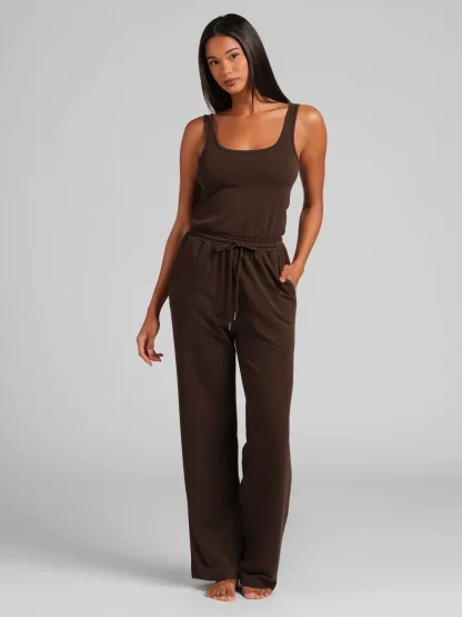 Terry Jumpsuit - Berry