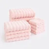 Textured Towel Set - Pink