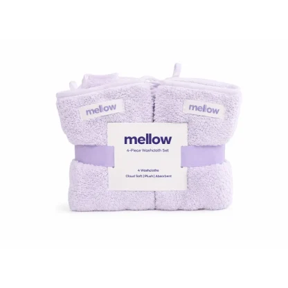 Textured Washcloths, 4-Pack - Pink