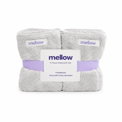 Textured Washcloths, 4-Pack - Pink