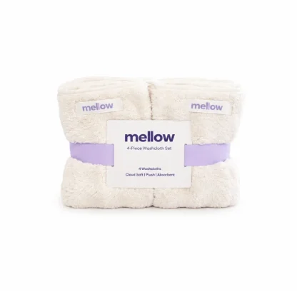 Textured Washcloths, 4-Pack - Pink