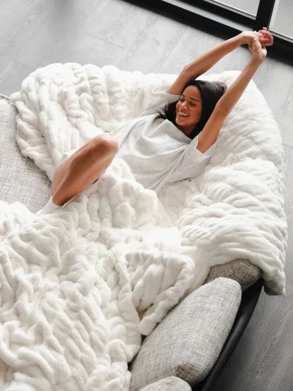 Oversized Blanket - Navy - Frost