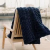 Oversized Blanket - Navy - Navy