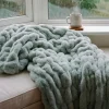 Oversized Blanket - Navy - Sea Glass