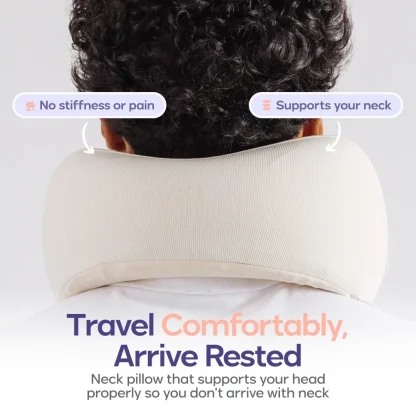 Travel Neck Pillow - Cream