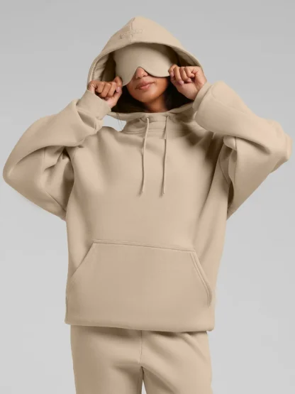 Travel Pullover Hoodie - Almond