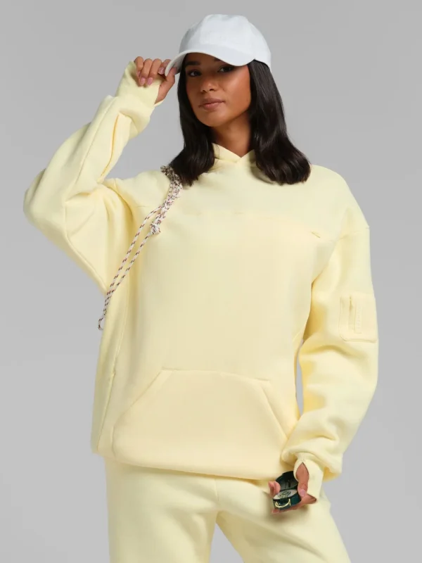 Travel Pullover Hoodie - Bone