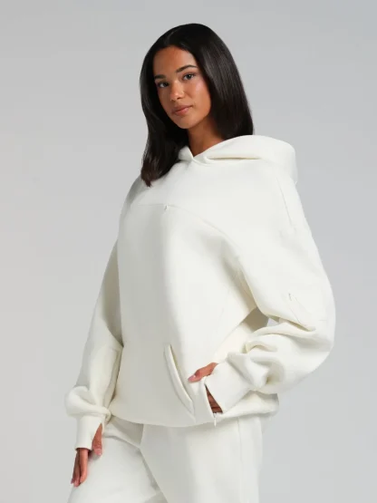Travel Pullover Hoodie - Bone
