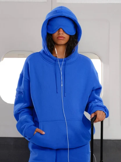 Travel Pullover Hoodie - Steel Grey