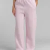 Travel Straight-Leg Sweatpants - Powder Pink