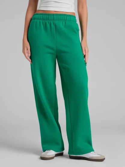 Travel Straight-Leg Sweatpants - Powder Pink
