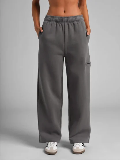 Travel Straight-Leg Sweatpants - Powder Pink