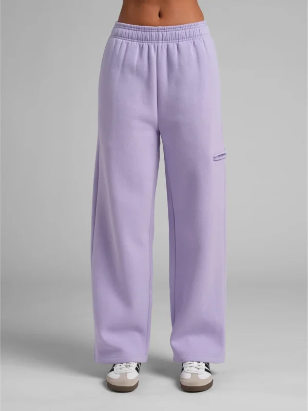 Travel Straight-Leg Sweatpants - Powder Pink