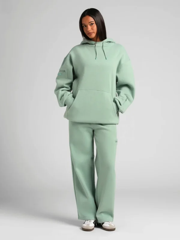 Travel Straight-Leg Sweatpants - Powder Pink