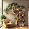 Tree Branch Bookshelf Floating Bookshelf Living Room
