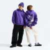 Unisex Relaxed-Fit Hoodie - Purple