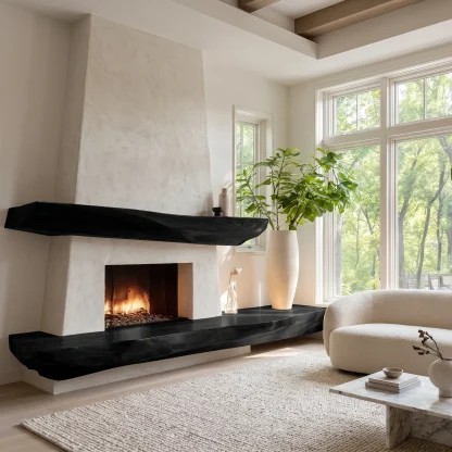 Valtheris Sculpted Fireplace Mantel Shelf