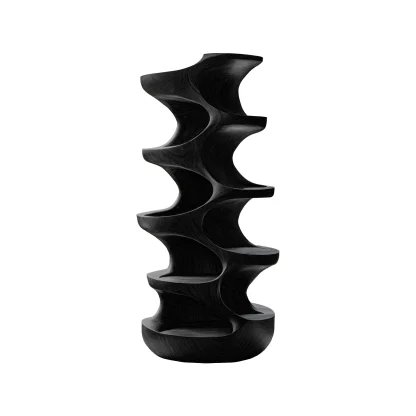Virex Sculpted Solid Wood Tree-Inspired Cat Tree Shelf