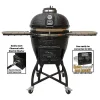 Vision Grills Kamado S-Series 22in Ceramic Charcoal Grill - Black