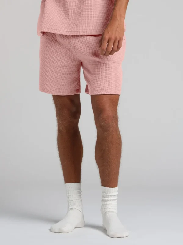 Waffle-Knit 7-Inch Lounge Shorts - Harbor
