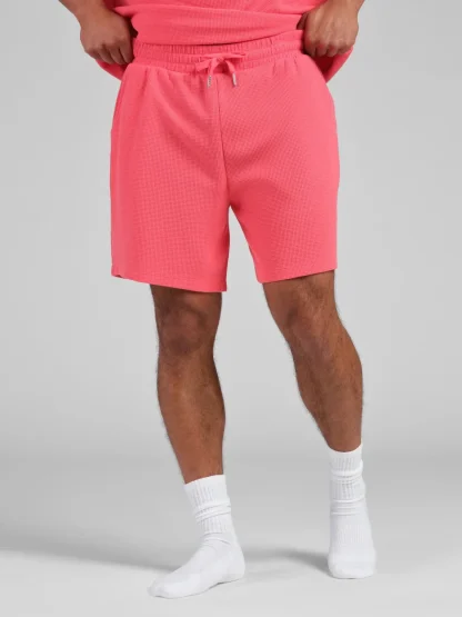 Waffle-Knit 7-Inch Lounge Shorts - Harbor