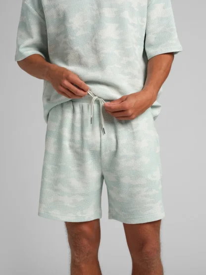 Waffle-Knit 7-Inch Lounge Shorts - Harbor