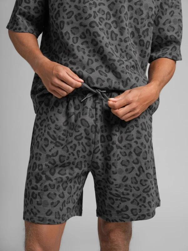 Waffle-Knit 7-Inch Lounge Shorts - Harbor