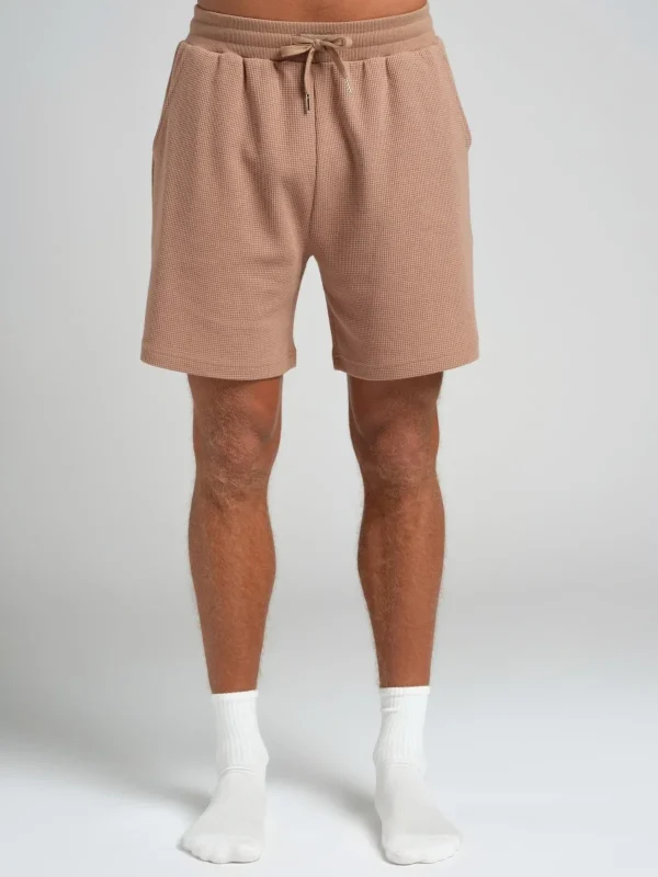 Waffle-Knit 7-Inch Lounge Shorts - Harbor