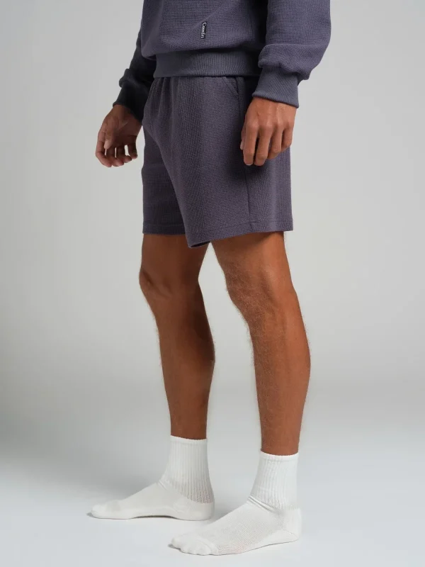 Waffle-Knit 7-Inch Lounge Shorts - Harbor
