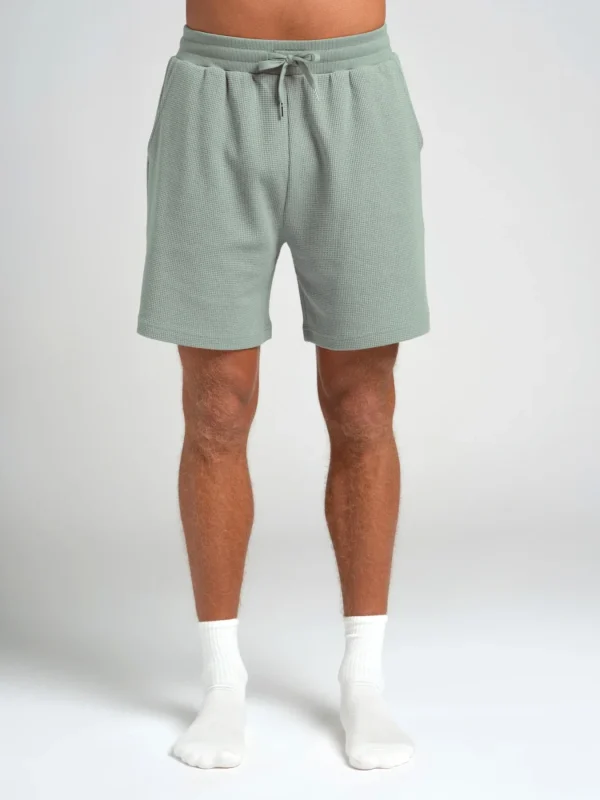 Waffle-Knit 7-Inch Lounge Shorts - Harbor