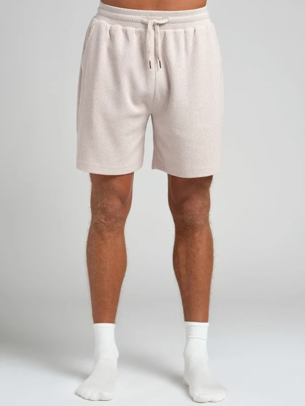 Waffle-Knit 7-Inch Lounge Shorts - Harbor
