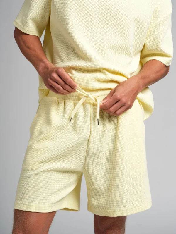 Waffle-Knit 7-Inch Lounge Shorts - Harbor