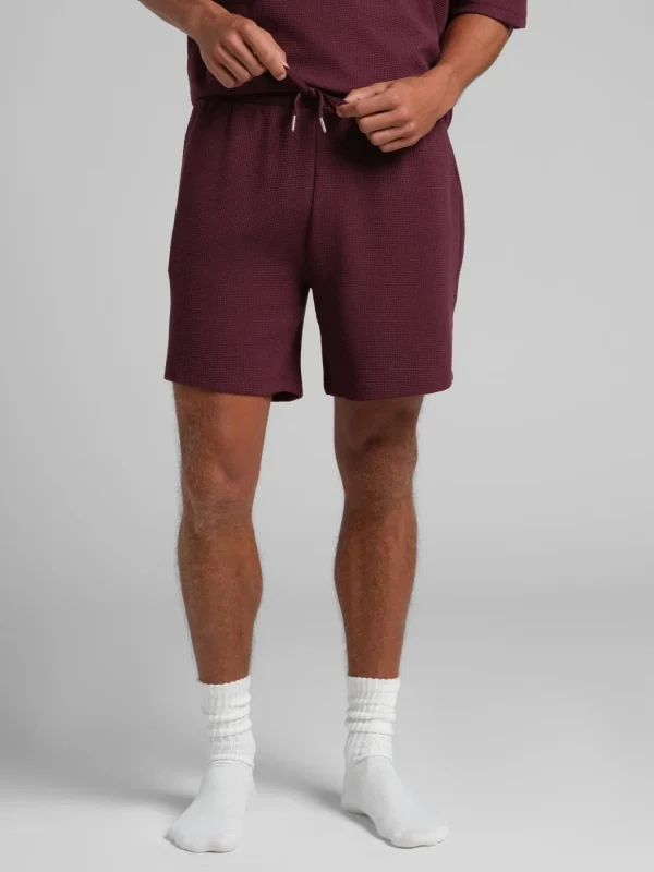Waffle-Knit 7-Inch Lounge Shorts - Harbor