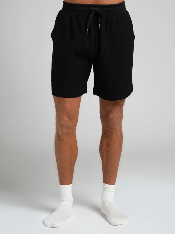 Waffle-Knit 7-Inch Lounge Shorts - Harbor