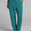 Waffle-Knit Lounge Joggers - Lagoon