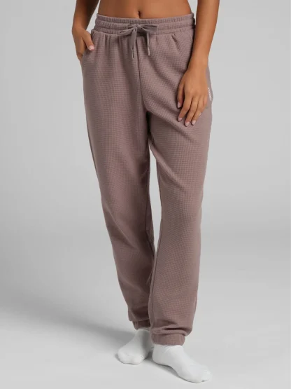 Waffle-Knit Lounge Joggers - Lagoon