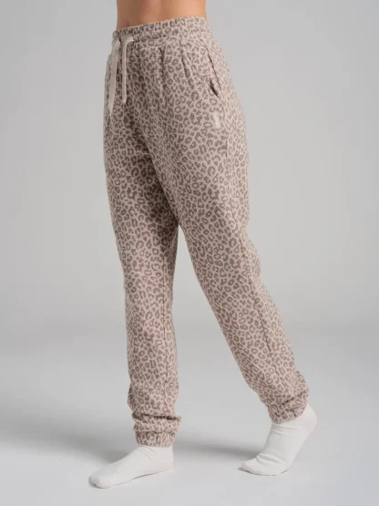 Waffle-Knit Lounge Joggers - Lagoon